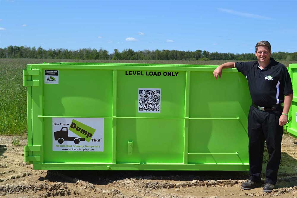 9 Yard Haliburton Dumpster